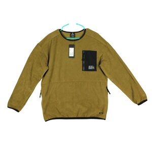 NWT Oakley Enhance FGL1.0 Micro Fleece Shirt Mens Medium Olive Outdoors Hiking